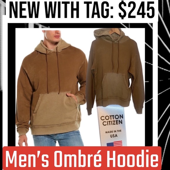 Made in USA Men’s Ombré Contemporary Hoodie - Small - Picture 13 of 14